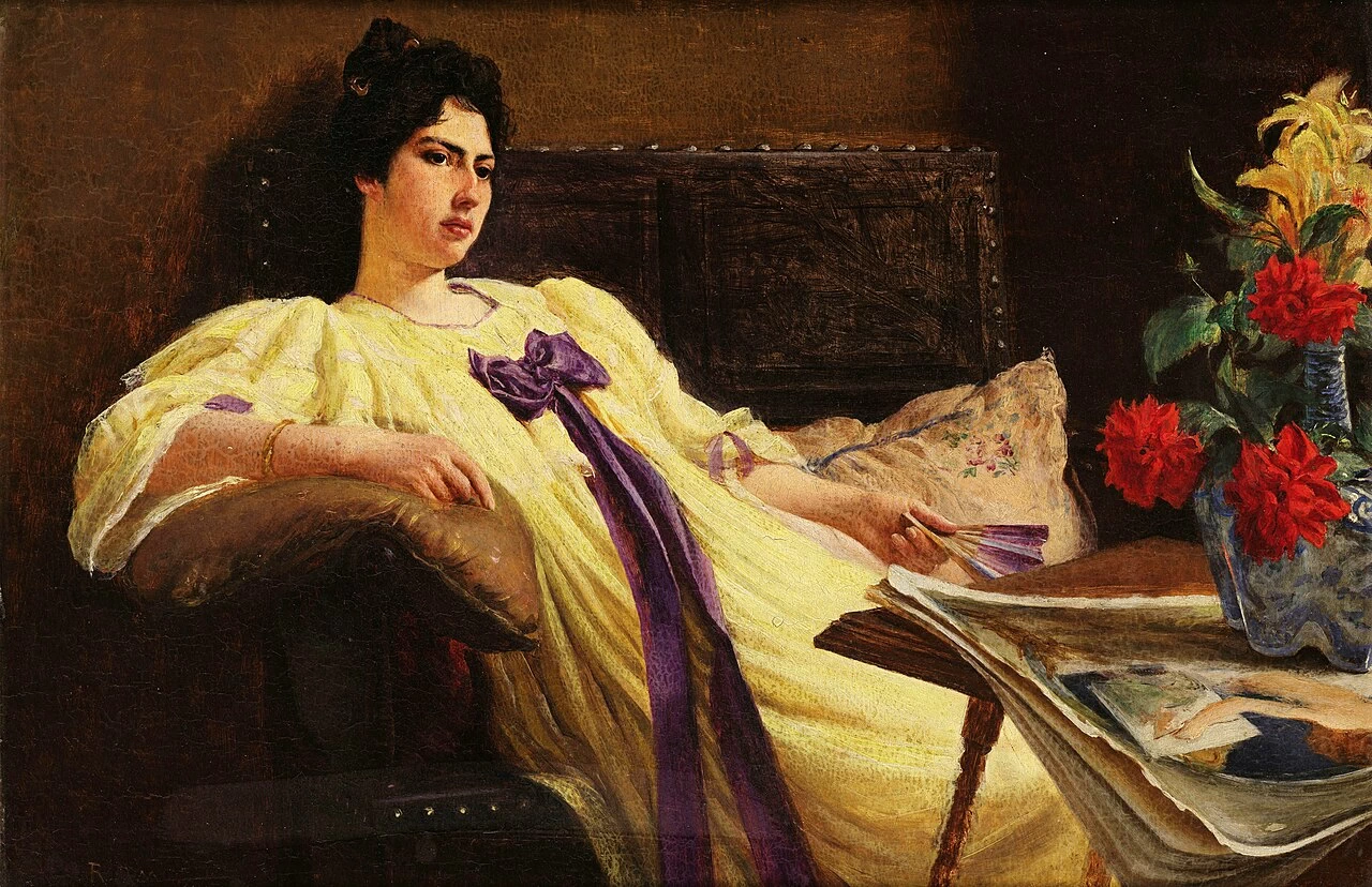Ritratto di donna, 1892 - Museo Nazionale di Belle Arti, Rio de Janeiro